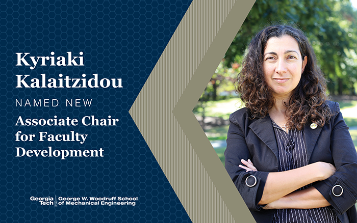 Kalaitzidou Named Associate Chair for Faculty Development Kalaitzidou Named Associate Chair for Faculty Development