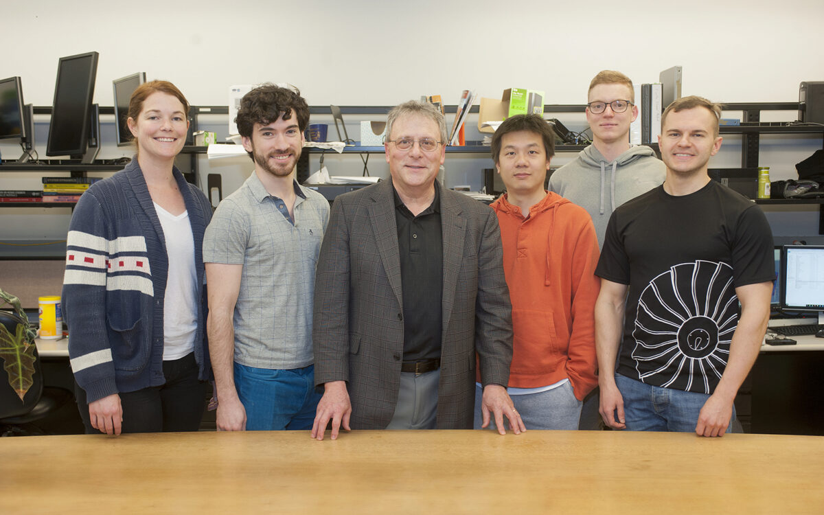Professor David McDowell with students during a National Robotics Week tour of his lab in 2018. Pictured (L-R): Adrienne Muth, Aaron Tallman, McDowell, Dengke Chen, Theodore Zirkle, and Krzysztof Stopka. Professor David McDowell with students during a National Robotics Week tour of his lab in 2018. Pictured (L-R): Adrienne Muth, Aaron Tallman, McDowell, Dengke Chen, Theodore Zirkle, and Krzysztof Stopka.