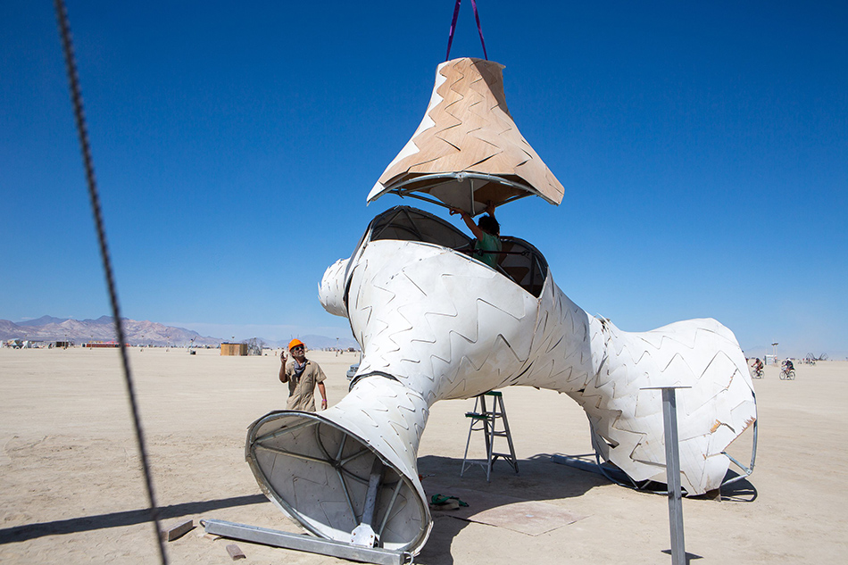Gatec Display Journey Through Time: Clint Rinehart Displays Artwork at Burning Man ...