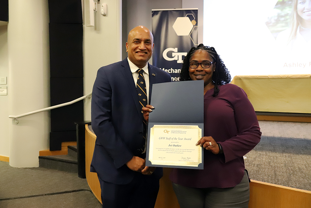 Joi Outlaw Receives COESCAC Culture Champion Award