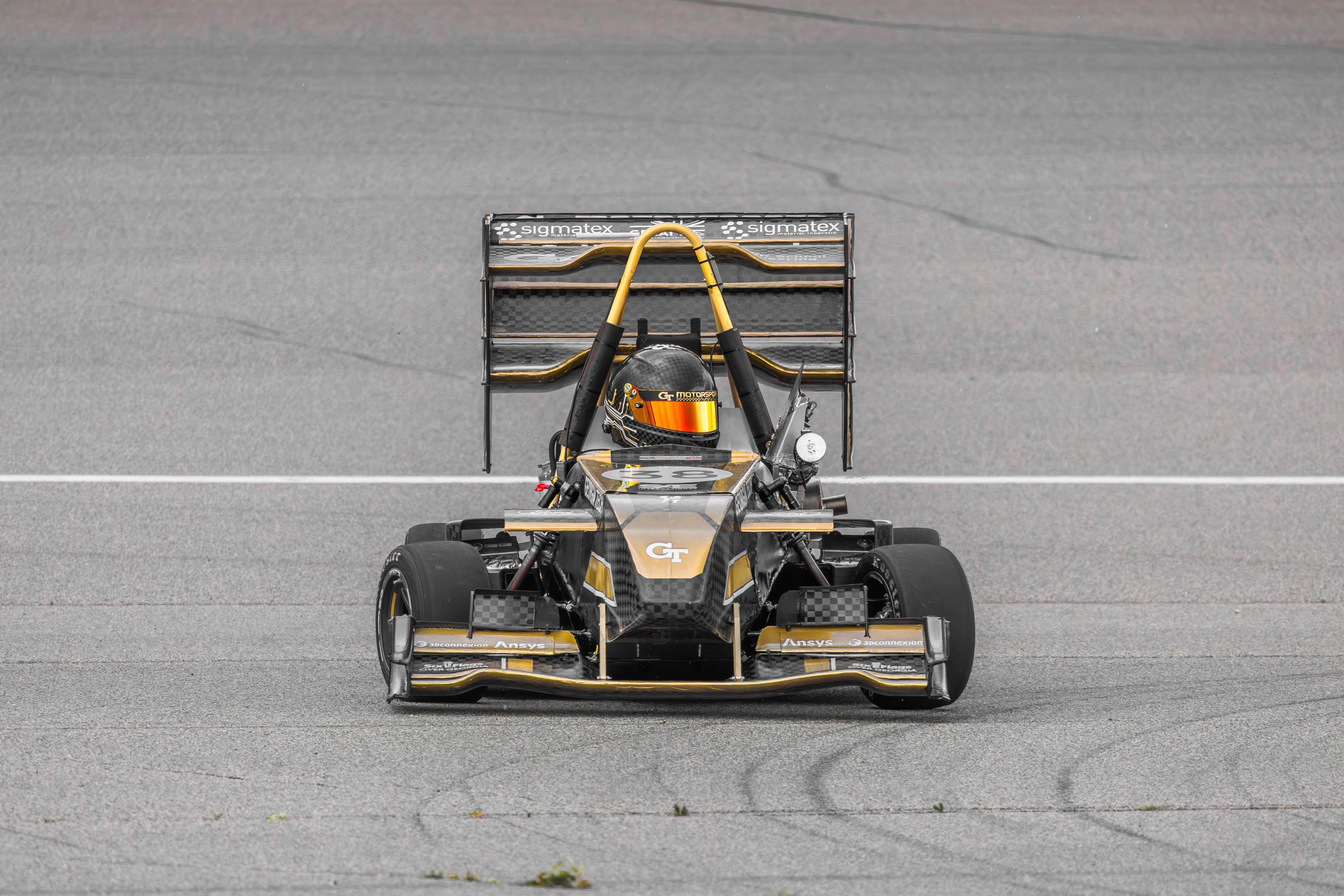 Car in action