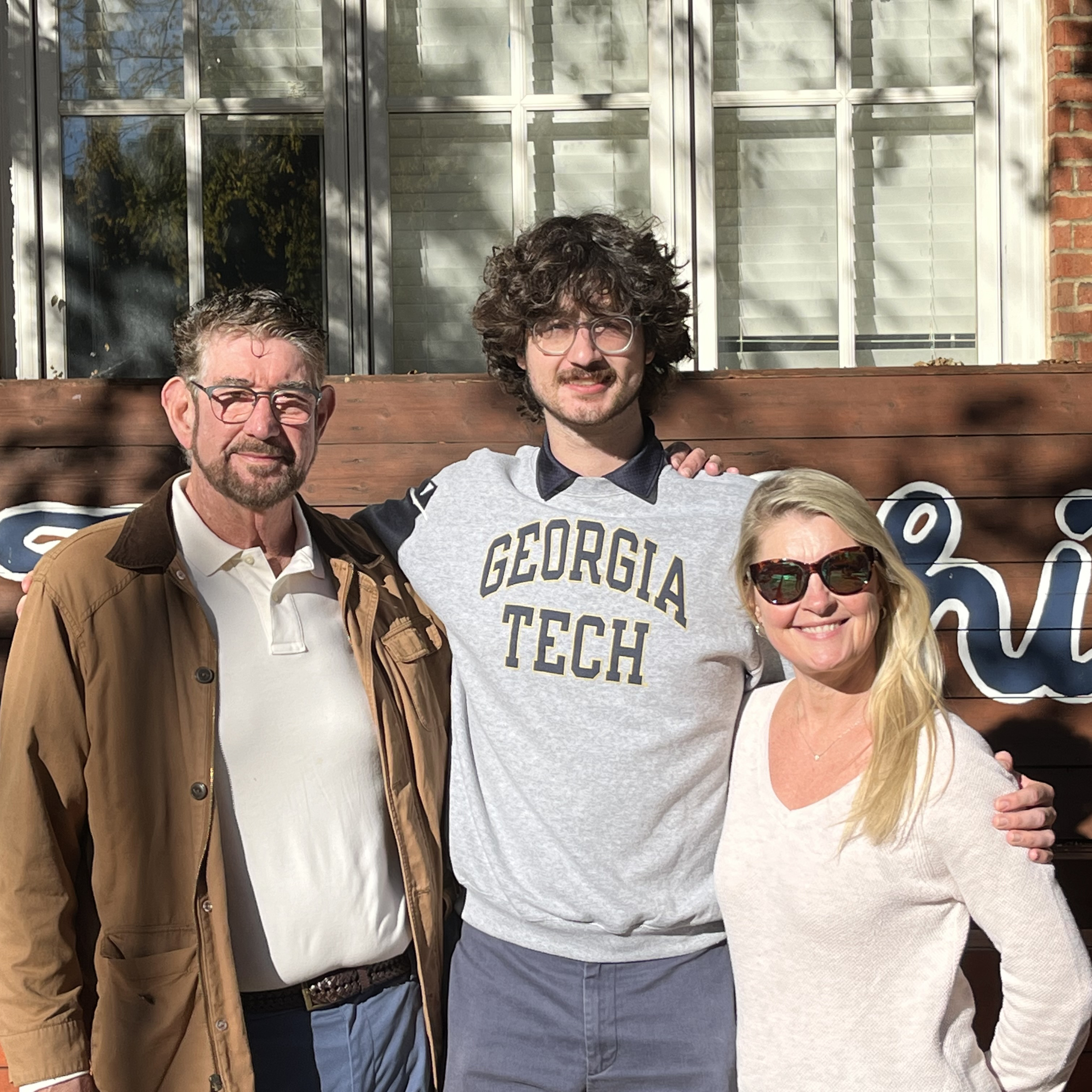Colin Gold with Parents