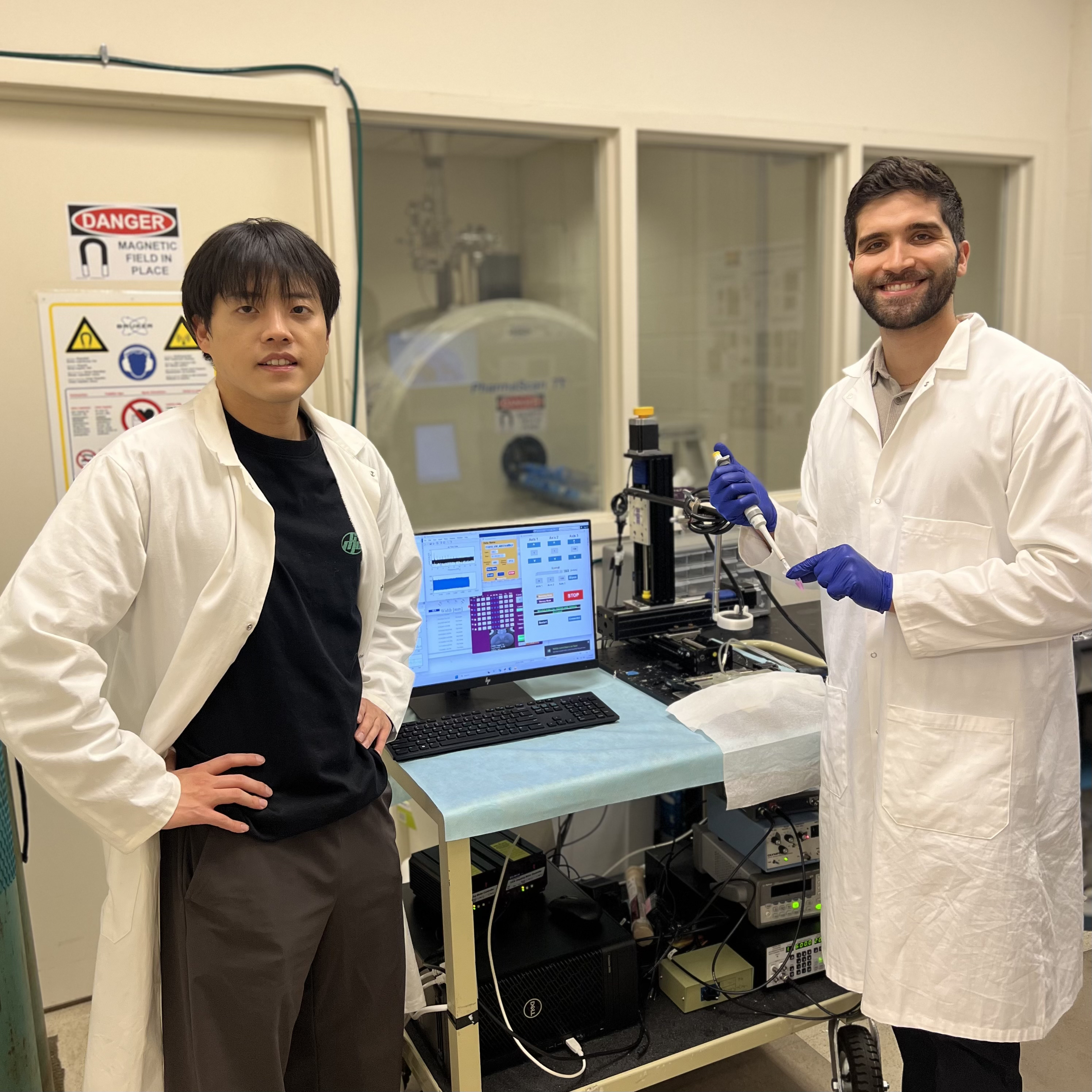 Graduate students Hohyun “Henry” Lee and Victor Menezes